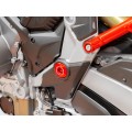DBK Special Parts (Ducabike) Billet Main Frame Caps (Swing arm pivot) for the Ducati Multistrada V4 DBK Special Parts (Ducabike) Billet Main Frame Caps (Swing arm pivot) for the Ducati Multistrada V4